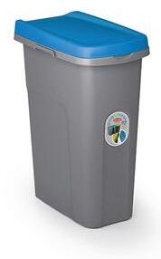 Plastový odpadkový koš HOME ECOSYS na tříděný odpad, objem 25 l, modrý