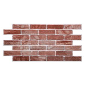 PVC obkladové 3D panely Cihly červené přírodní - výprodej