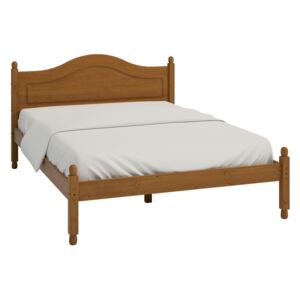 Dřevěná postel 135 x 190 cm Richmond přírodní lak