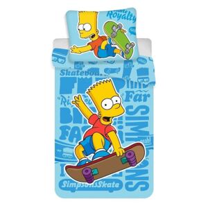 Bart Simpson Blue 02 140/200, 70/90 POVLEČENÍ Jerry Fabrics