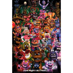 Plakát, Obraz - Five Nights At Freddy's - Ultimate Group, (61 x 91,5 cm)