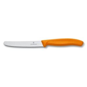 Victorinox 6.7836.L119 Nůž s vlnkovým ostřím oranžový 11 cm