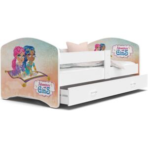 Dětská postel LUCY se šuplíkem - 180x90 cm - ADVENTURE WITH GINS
