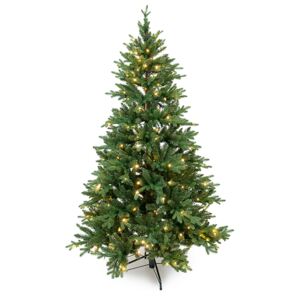 Animadecor Umělá dekorace - Vánoční stromeček Tinde jedle se světýlky 300cm
