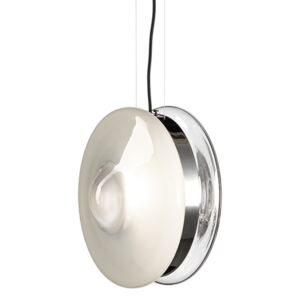 Bomma Závěsná lampa Orbital, white/polished nickel