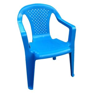 Ipea Dětská plastová židlička Modrá