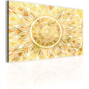 Obraz mandala slunce + háčky, hřebíčky, čistící hadřík ZDARMA Velikost (šířka x výška): 90x60 cm