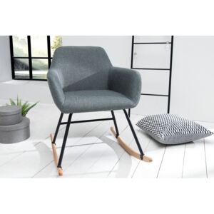 Židlo-křeslo BALTIC DARK GREY houpací Nábytek | Obývací pokoj | Křesla