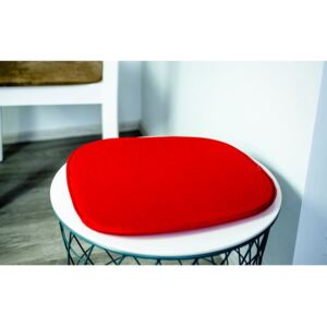 M&K Sedák na židli červený, 39x37cm