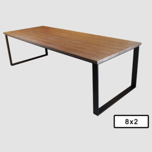 Jídelní stůl Zamani Premium XL (Rozměr (d x š): 260 x 100 cm, Materiál desky: Dubová spárovka napojovaná)
