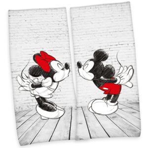 Herding Set osušek Minnie & Mickey Mouse 80x180 cm - 2 ks