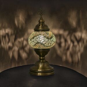 Krásy Orientu Orientální skleněná mozaiková lampa Imaan - stolní