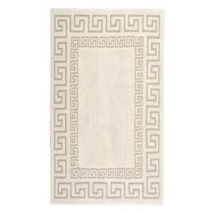 Krémový odolný bavlněný koberec Vitaus Versace, 120 x 180 cm