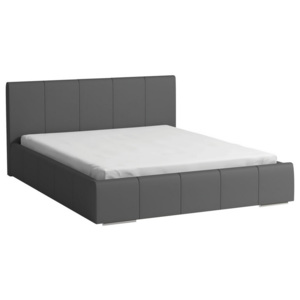 Čalouněná manželská postel v šedé barvě 160x200 KN520