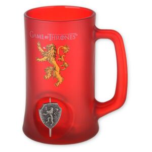 SD Toys Půllitr Game of Thrones - s rotujícím znakem rodiny Lannisterů 500ml