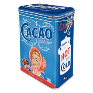 Nostalgic Art Plechová dóza s klipem - Cacao 1,3l