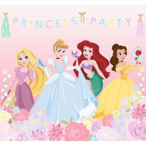 Dětská vliesová obrazová tapeta Disney, Princezny - Princess Party, 111386, 300 x 280 cm, Kids@Home 6, Graham & Brown , rozměry 3 x 2,8 m
