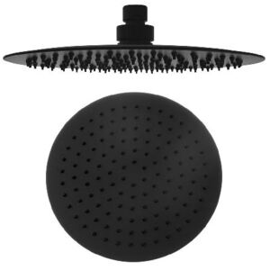 Sapho Sprchy - Horní sprcha Slim, průměr 250 mm, černá mat SF715