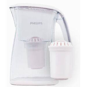 Philips Konvice - Filtrační konvice s ultrafiltrací, 1500 ml, s časovačem, bílá/čirá AWP2970/10