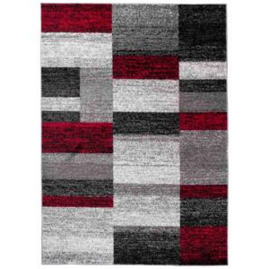 Kusový koberec Clea šedočervený, Velikosti 120x170cm