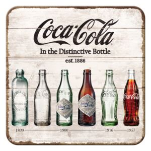 Nostalgic Art Sada podtácků 2 - Coca-Cola (Láhve) 9x9 cm