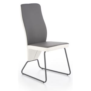 Halmar Jídelní židle K300 šedo-bílá