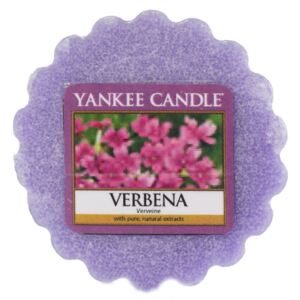 Yankee Candle - vonný vosk Verbena 22g (Kvetoucí verbena v kombinaci s citrusy a krémovou vanilkou vytváří čistou a osvěžující květinovou vůni.)