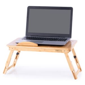 Bambusový stolek na laptop 30x50cm