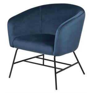 Křeslo Hilda navy blue / black