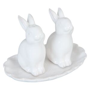 Keramická solnička a pepřenka Rabbit - 12*9*8 cm
