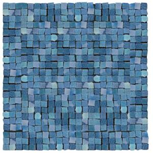 Mozaika Del Conca Corti di Canepa blu 30x30 cm lesk CMGBLMOZ