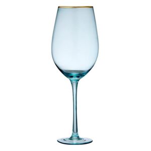 Modrá sklenice na víno Ladelle Chloe, 600 ml