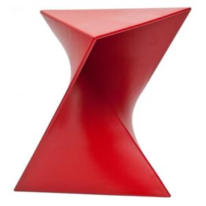 Odkládací stolek/stolička Zet, červená