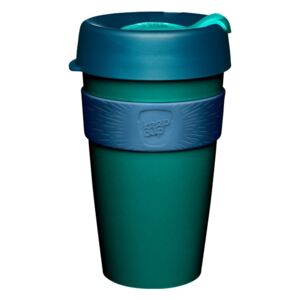 Zeleno-modrý cestovní hrnek s víčkem KeepCup Polaris, 454 ml