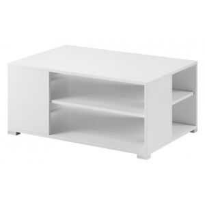 Konferenční stolek Simple (bílá, bílá mat)