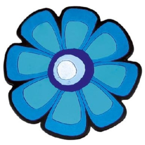 Bellatex s.r.o. P1696847 Kuchyňská podložka květ modrý