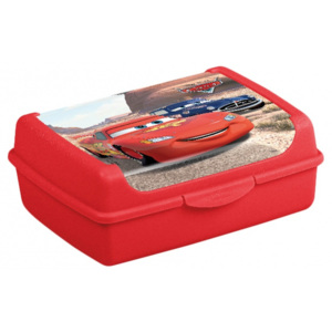 Keeeper Svačinkový box Cars 1 l - červený