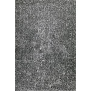 Chlupatý kusový koberec Borneo Shaggy white/black černo-bílý Typ: 140x200 cm