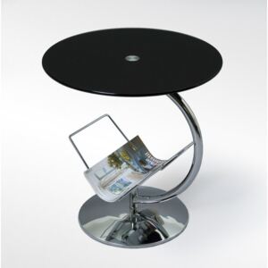 Halmar Konferenční stůl Alma - černé sklo