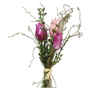 UMĚLÁ KVĚTINA tulipán 21 cm - Dekorace