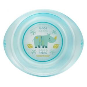 Canpol Babies Plastový talířek - Rhino, modrý