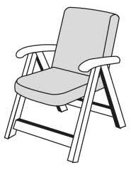 Doppler FUSION 1407 nízký - polstr na židli a křeslo