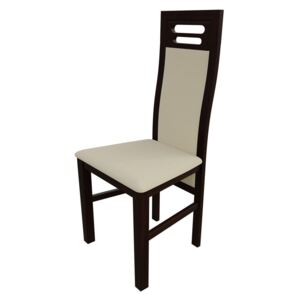 Židle JK65, Barva dřeva: ořech, Potah: ekokůže Soft 018