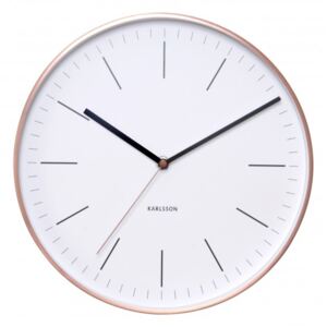 KARLSSON Designové hodiny Minimal bronzové Karlsson KA5507WH