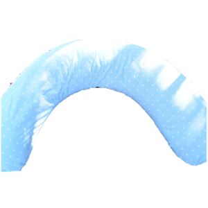 KHC Kojící těhotenský relaxační polštář Miki Obrovský 240 cm Hvězdičky na modré Pratelný potah