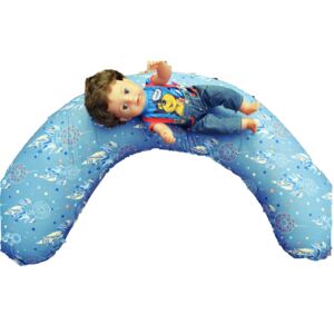 KHC Kojící těhotenský relaxační polštář Miki Obrovský Lapače snů na modré Pratelný potah