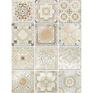 Monopole Ceramica Avenue Retro Decor Vintage Patchwork dlažba či obklad do interiéru