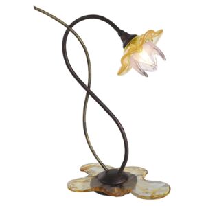 ACA DECOR Flowers Amber Stolní lampa