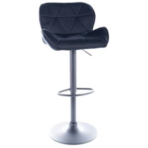 SIG Barová židle C122 velvet černá