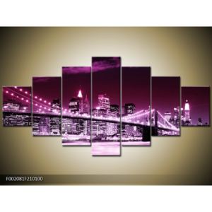 Obraz fialového města (F002081F210100)